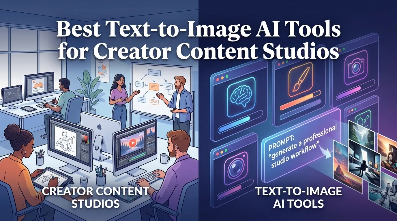 Best Text-to-Image AI Tools for Creator Content Studios