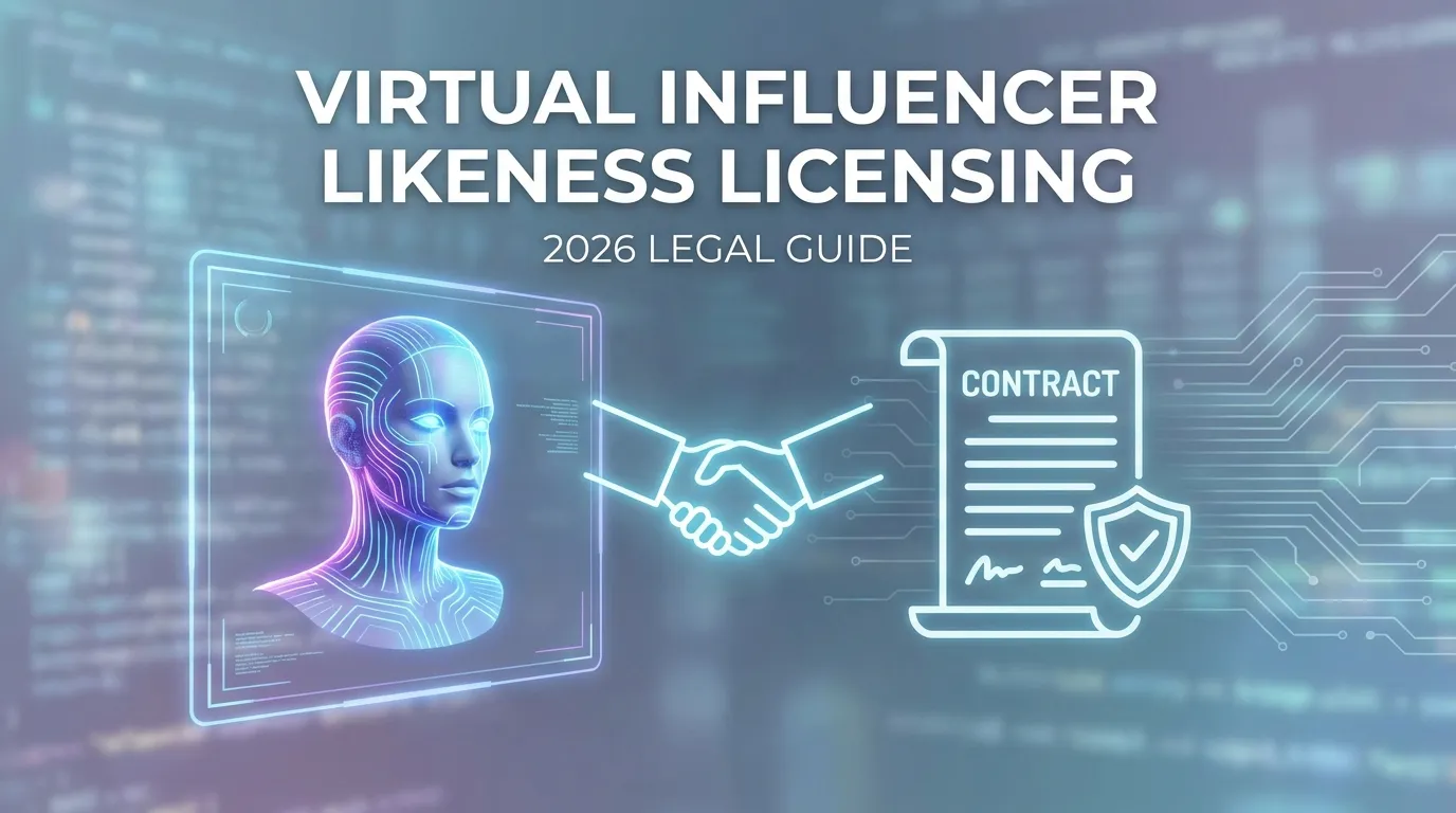 License Virtual Influencer Likeness: 2026 Legal Guide