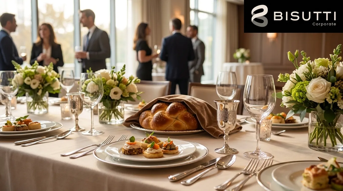 Espaço para evento corporativo com buffet kosher em SP