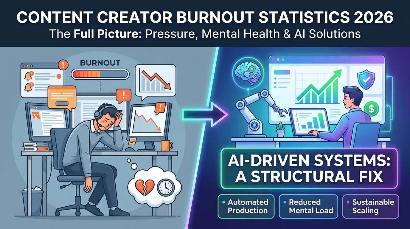 Content Creator Burnout Statistics 2026: The Full Picture