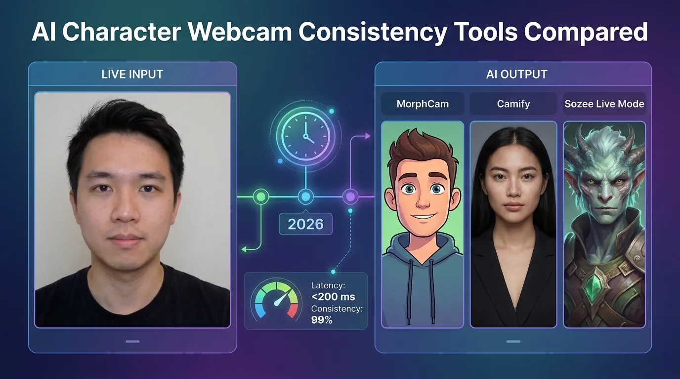 AI Character Webcam Consistency Tools Compared (2026)