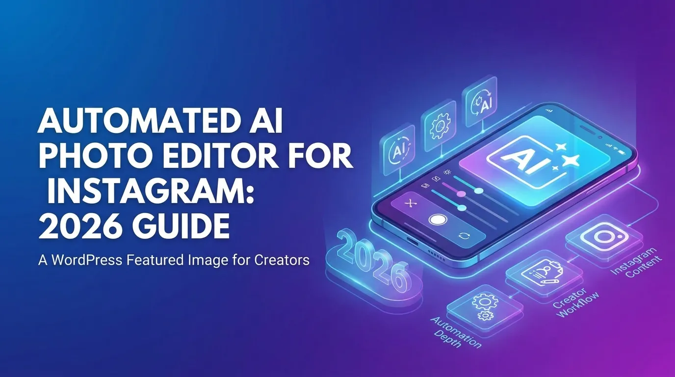 Automated AI Photo Editor for Instagram: 2026 Guide