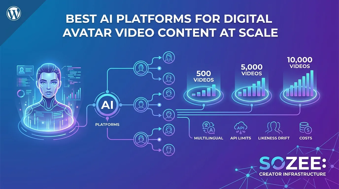 Best AI Platforms for Digital Avatar Video Content at Scale