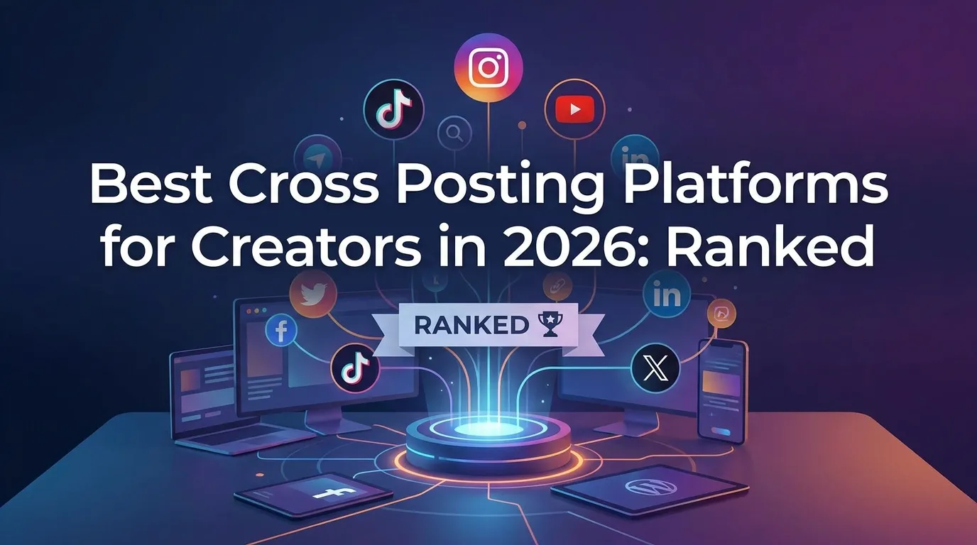 Best Cross Posting Platforms for Creators in 2026: Ranked