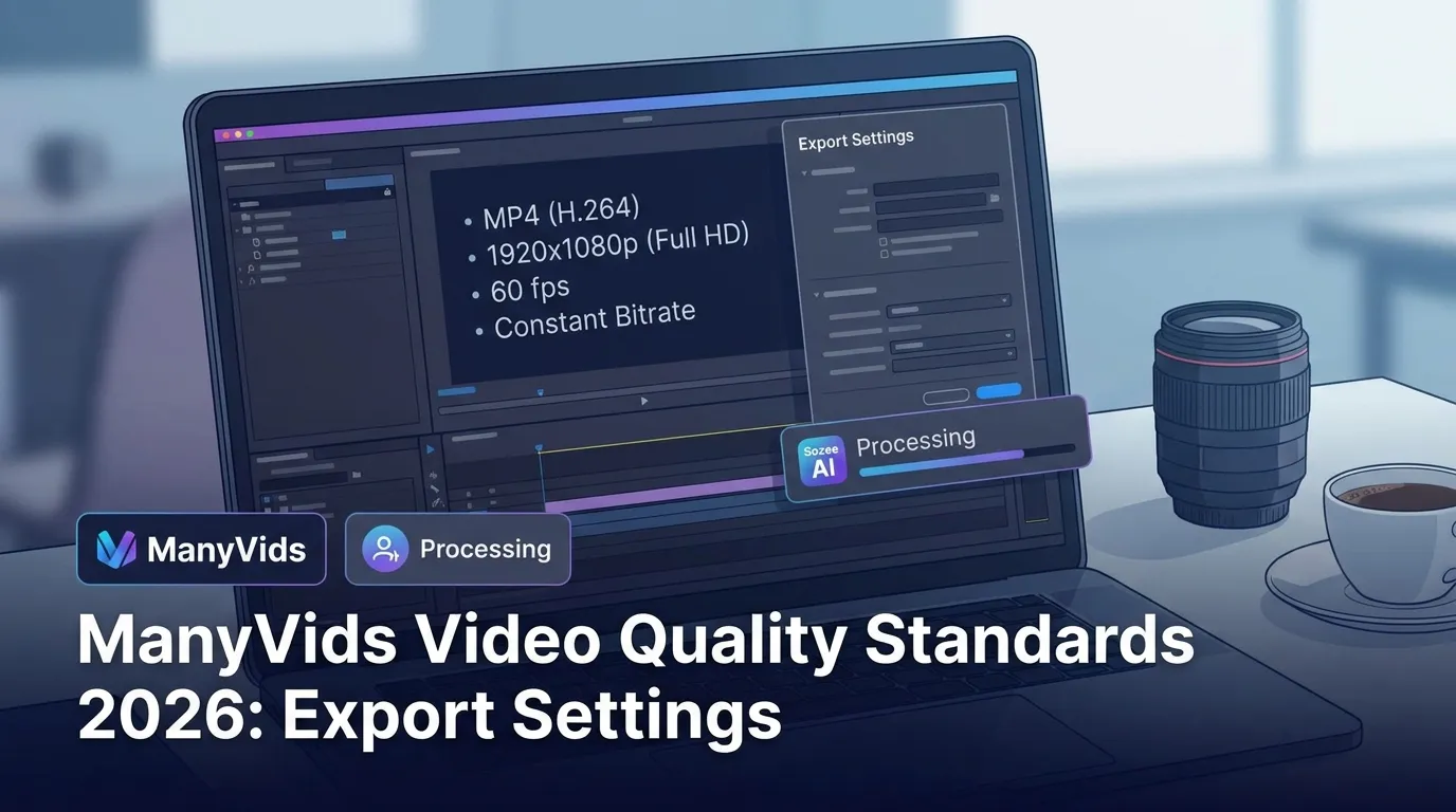 ManyVids Video Quality Standards 2026: Export Settings