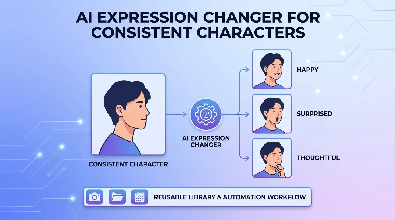 AI Expression Changer for Consistent Characters