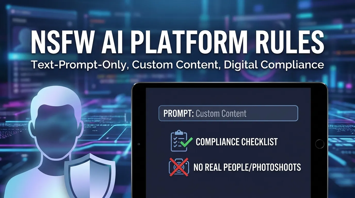 NSFW AI Platform Rules: Custom Content, No Photoshoots
