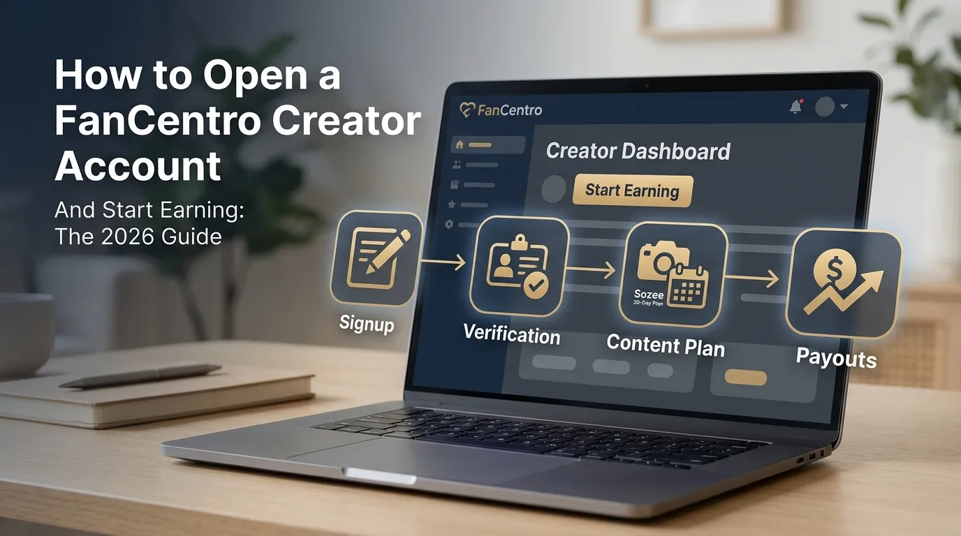 How to Open a FanCentro Creator Account and Start Earning