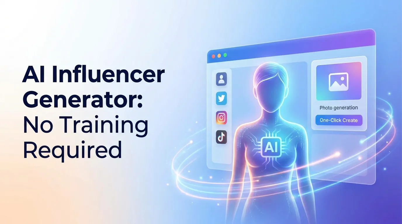 AI Influencer Generator With No Training Required