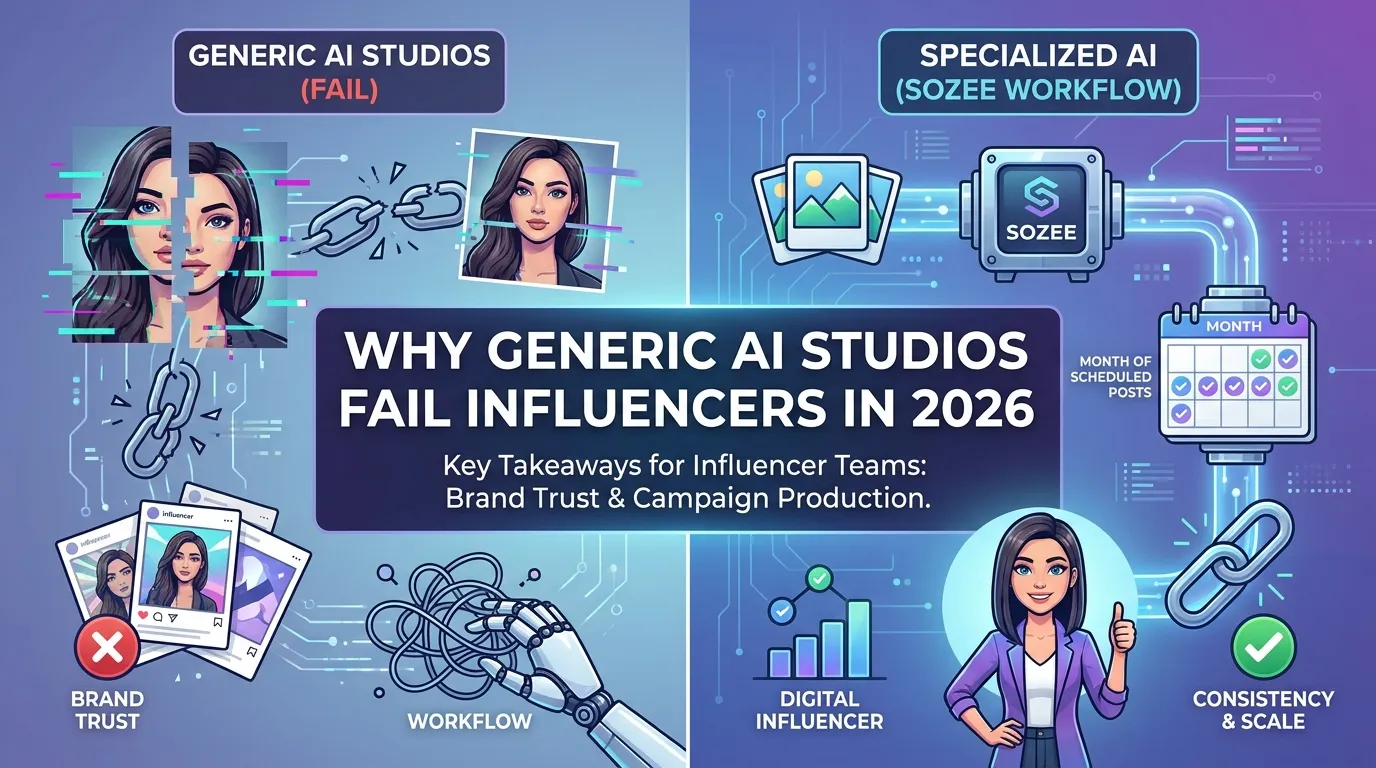 Why Generic AI Studios Fail Influencers in 2026