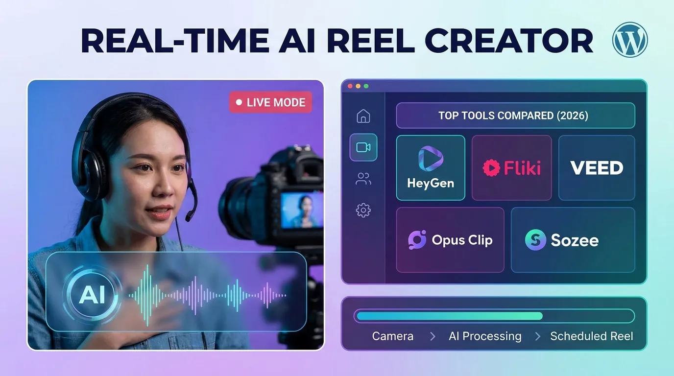 Real Time AI Reel Creator: Top Tools Compared (2026)