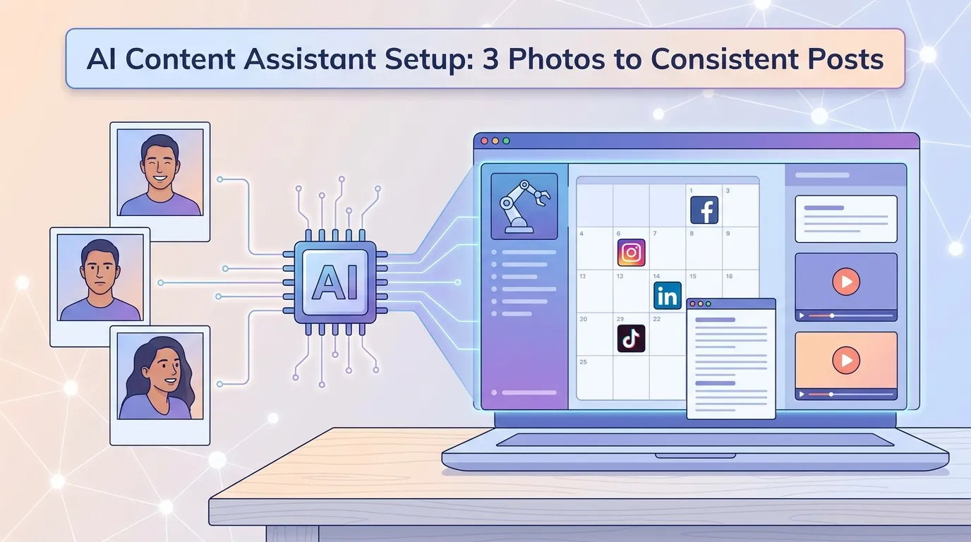 How to Set Up an AI Content Assistant From Three Photos