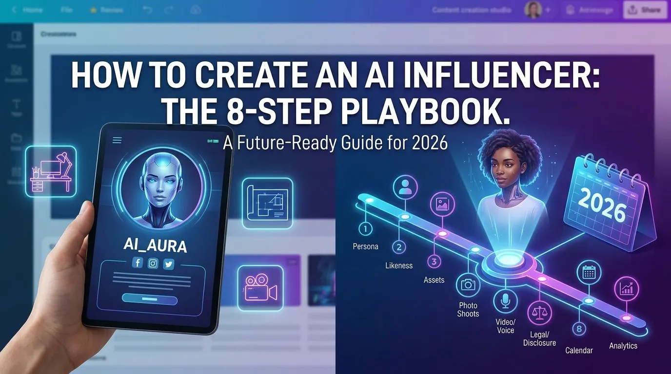 How to Create an AI Influencer: The 8-Step Playbook