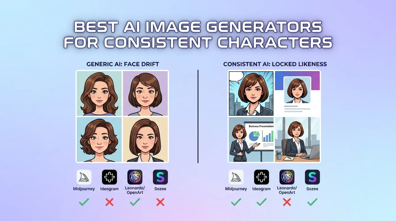 Best AI Image Generators for Consistent Characters