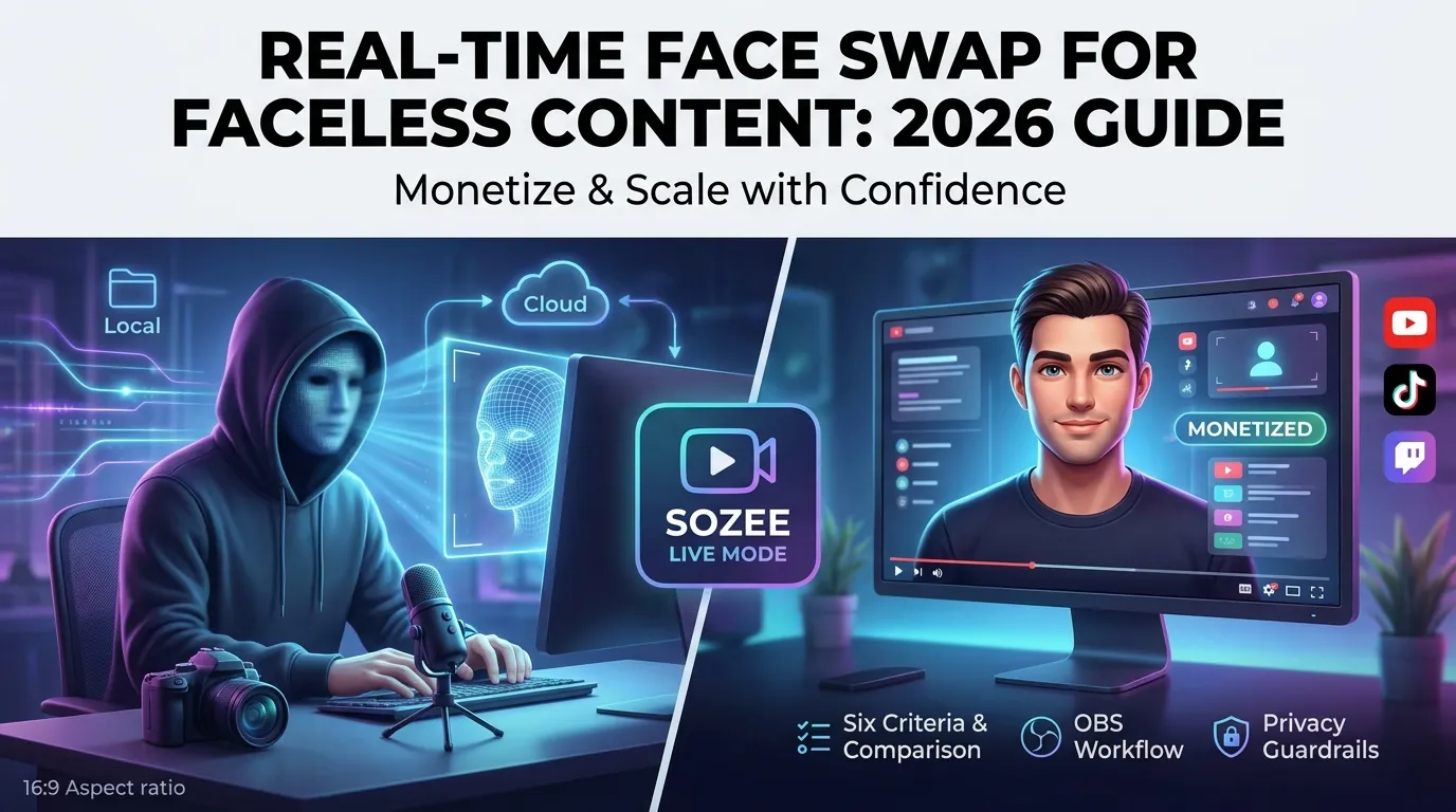 Real-Time Face Swap for Faceless Content: 2026 Guide
