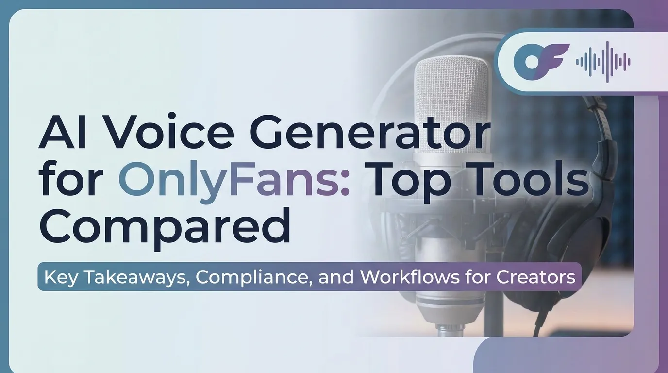 AI Voice Generator for OnlyFans: Top Tools Compared