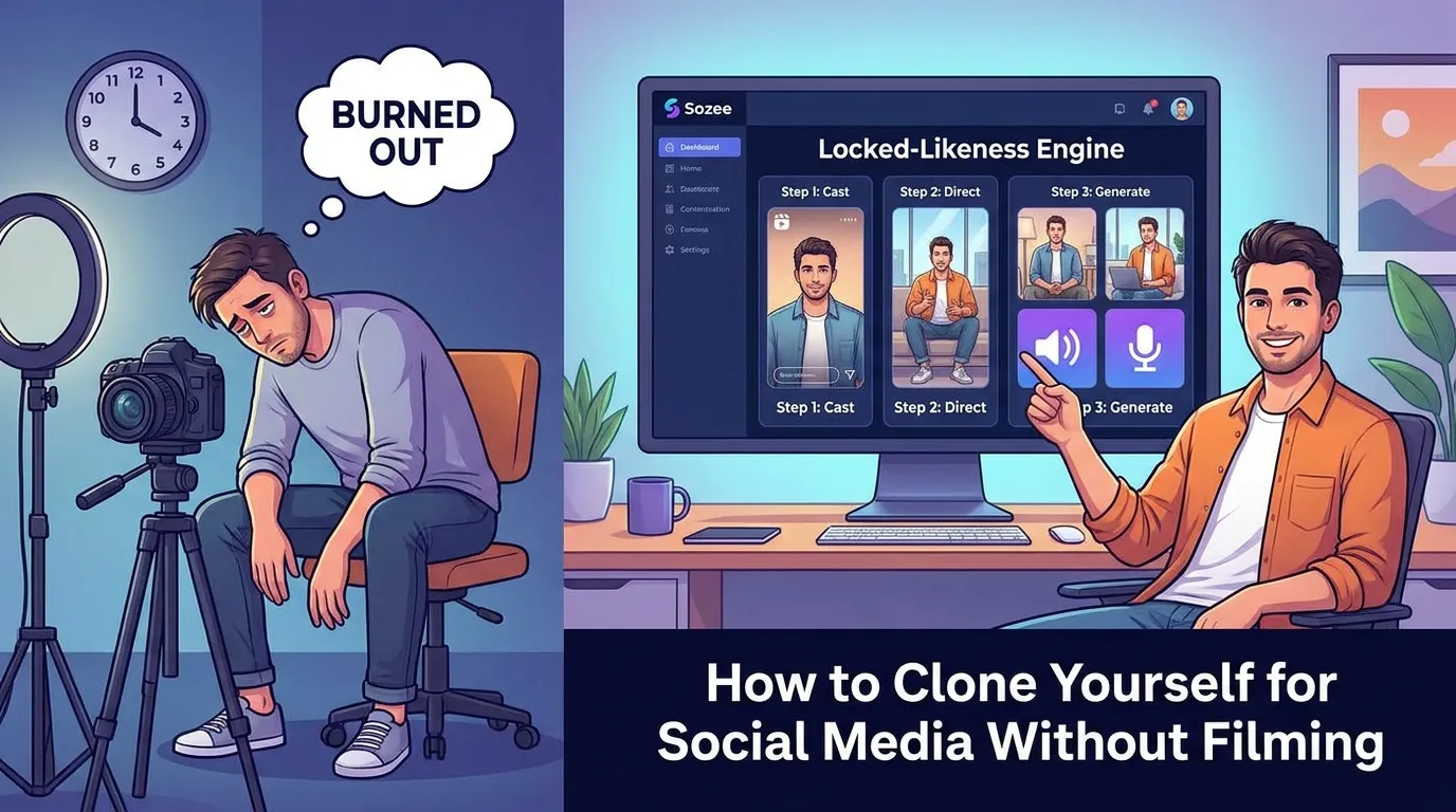 How to Clone Yourself for Social Media Without Filming