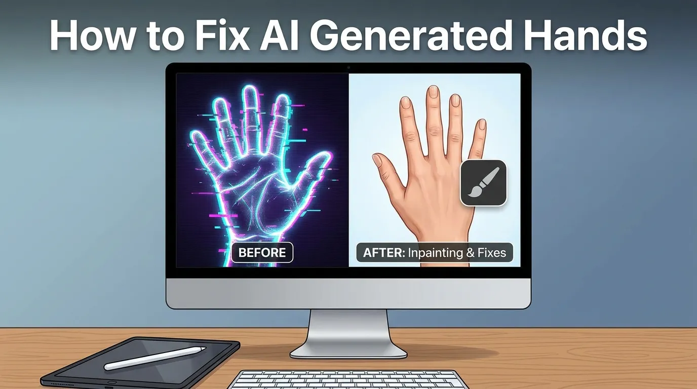 How to Fix AI Generated Hands: Prevention + Inpainting
