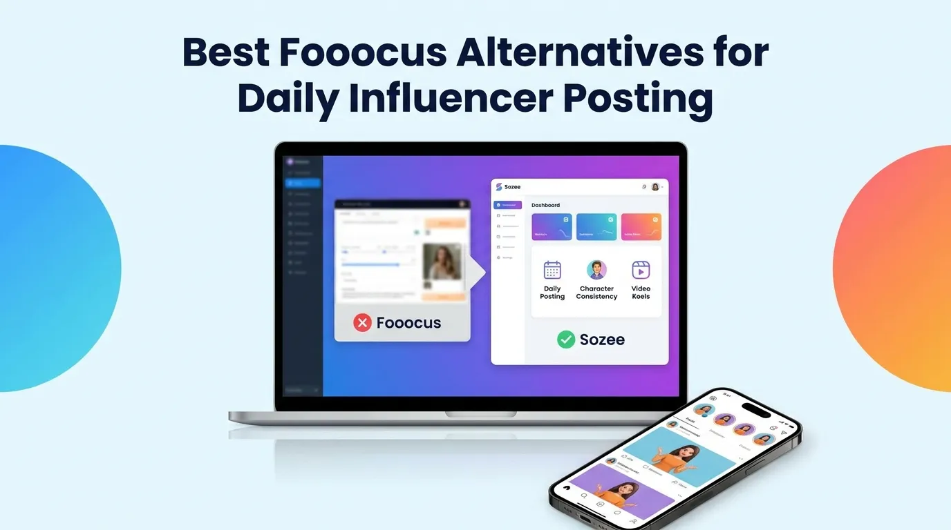 Best Fooocus Alternatives for Daily Influencer Posting