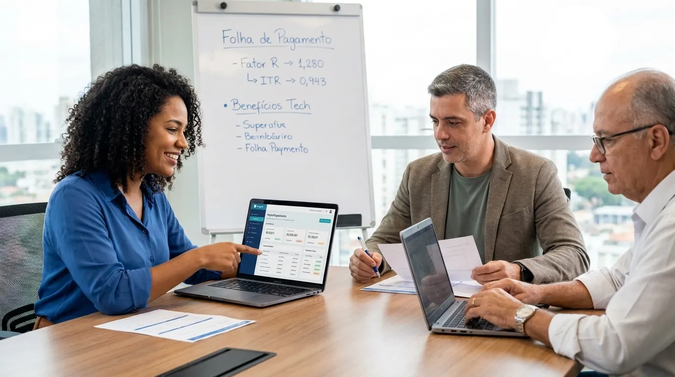 Folha de pagamento para empresas de software: guia completo