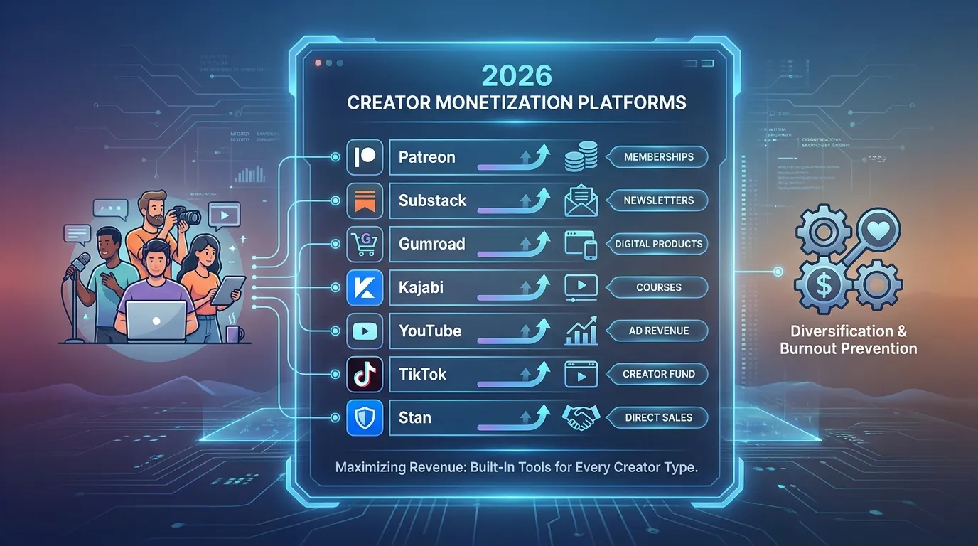 Best Platforms with Built-in Monetization Tools in 2026