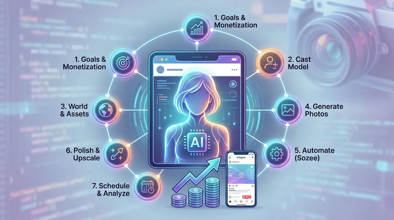AI Model Girl Generator for Instagram: 7-Step System