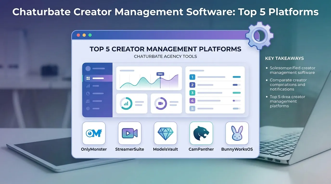 Chaturbate Creator Management Software: Top 5 Platforms