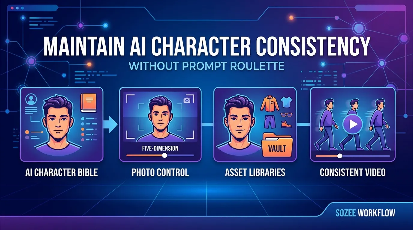 Maintain AI Character Consistency Without Prompt Roulette
