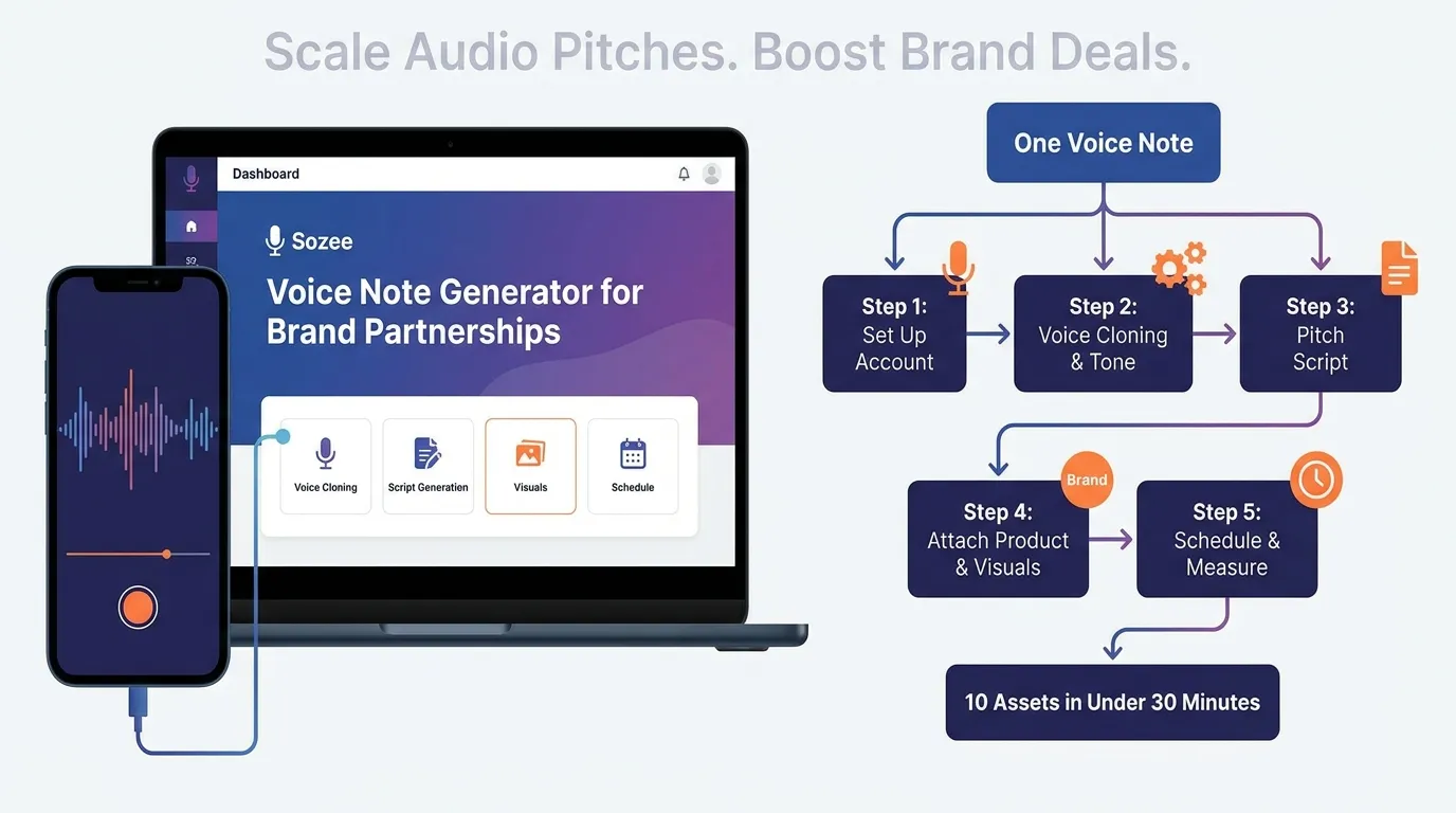 Voice Note Generator for Brand Partnerships