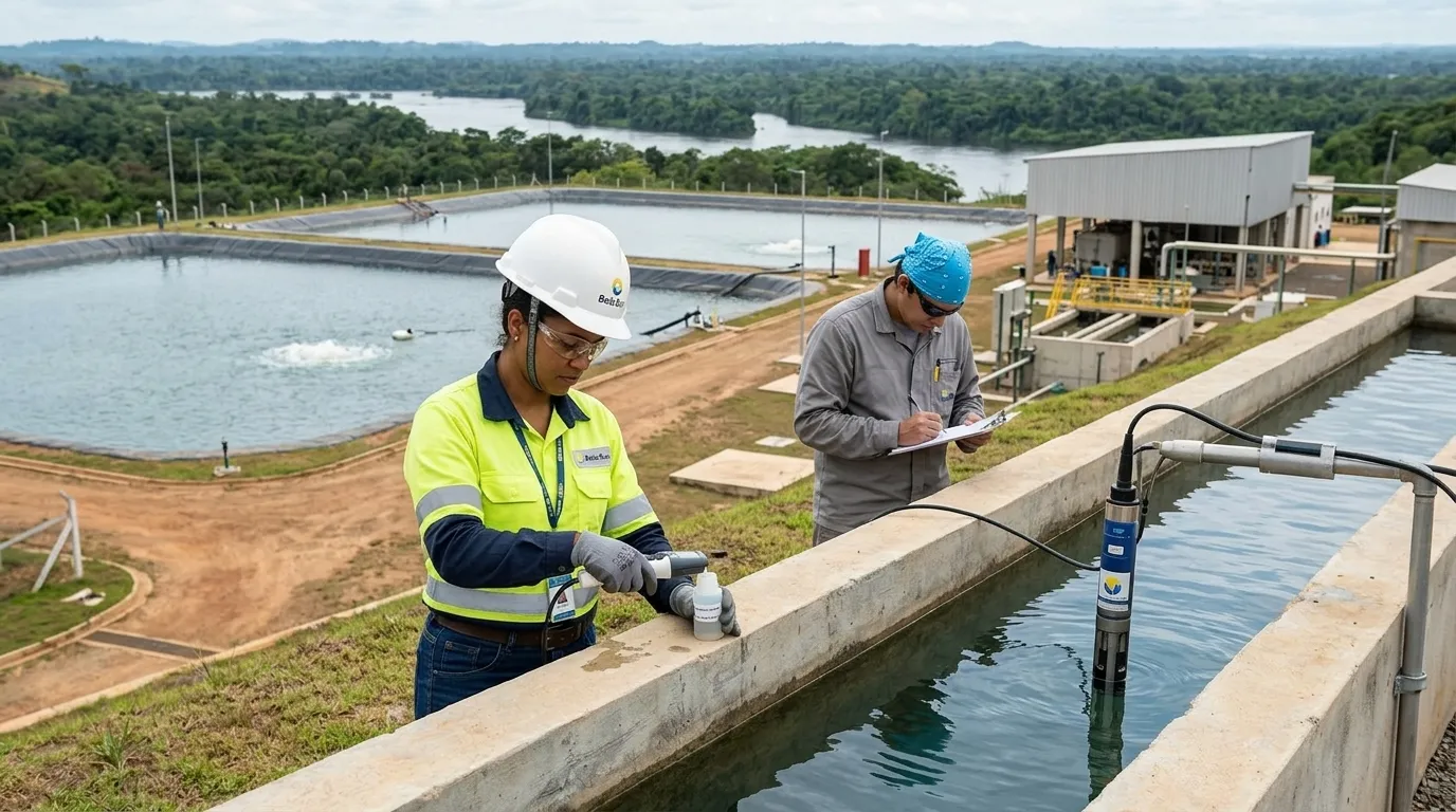 Consumo de água em barragens de rejeitos de mineração