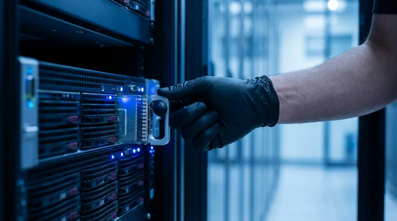 On-Site Data Destruction for Data Centers