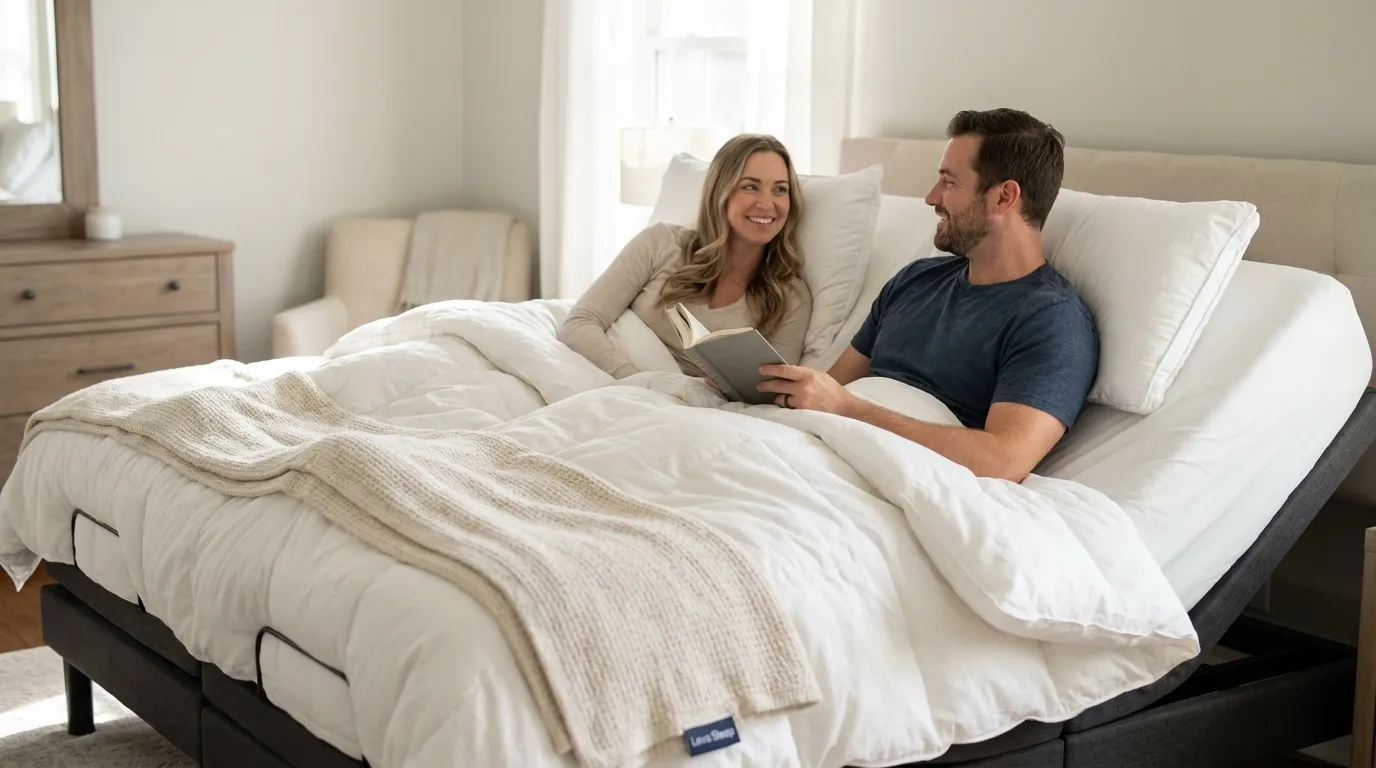 Adjustable Bed Benefits That Help Couples Share a Bed Again