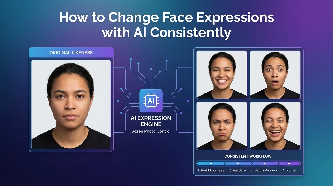 How to Change Face Expressions with AI Consistently