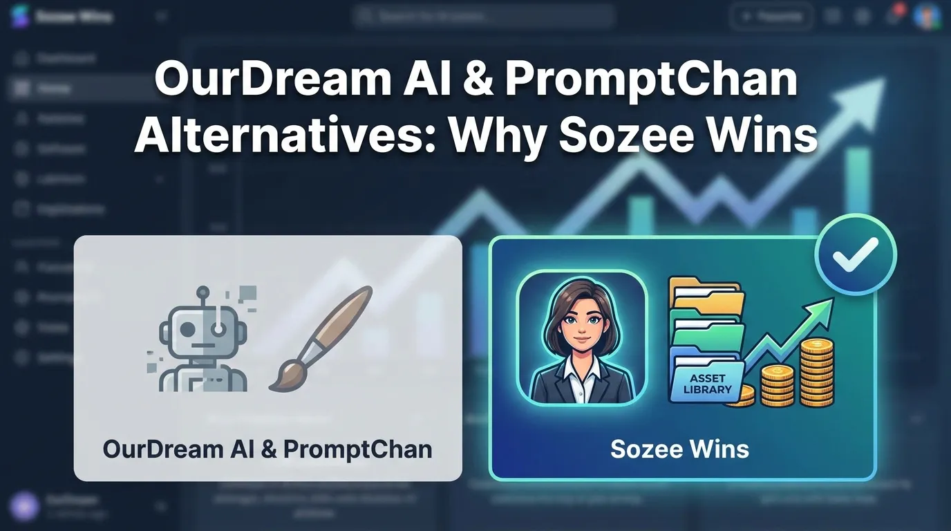 OurDream AI & PromptChan Alternatives: Why Sozee Wins