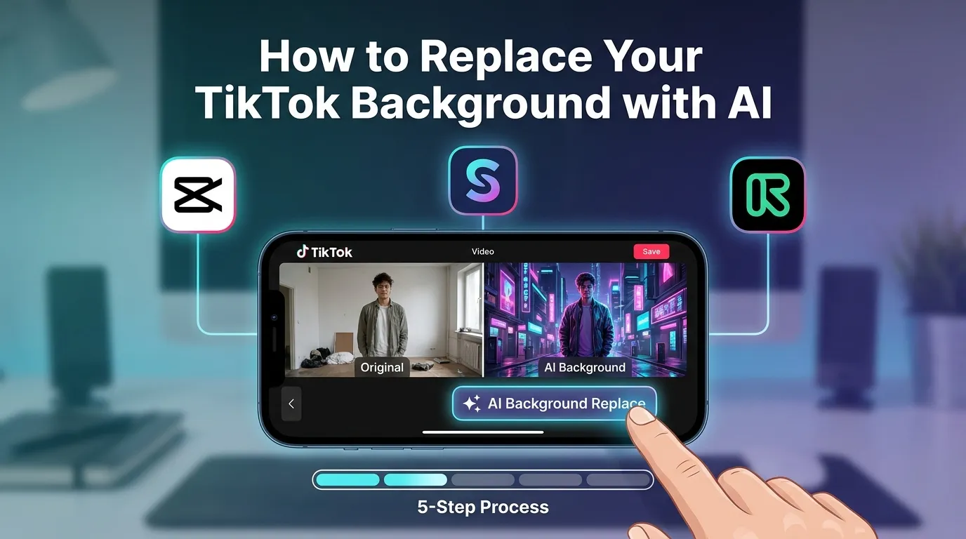 How to Replace Your TikTok Background with AI in 5 Steps