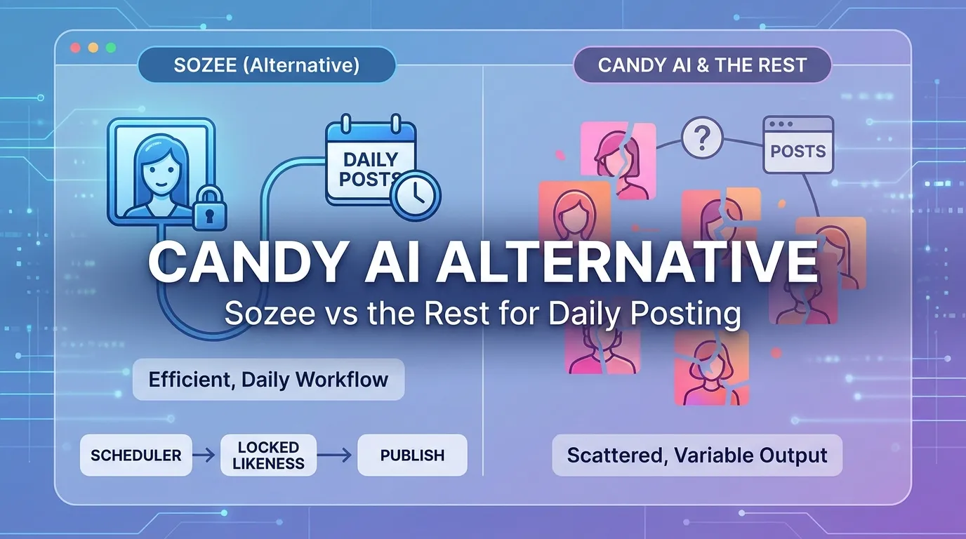 Candy AI Alternative for Daily Posting: Sozee vs the Rest