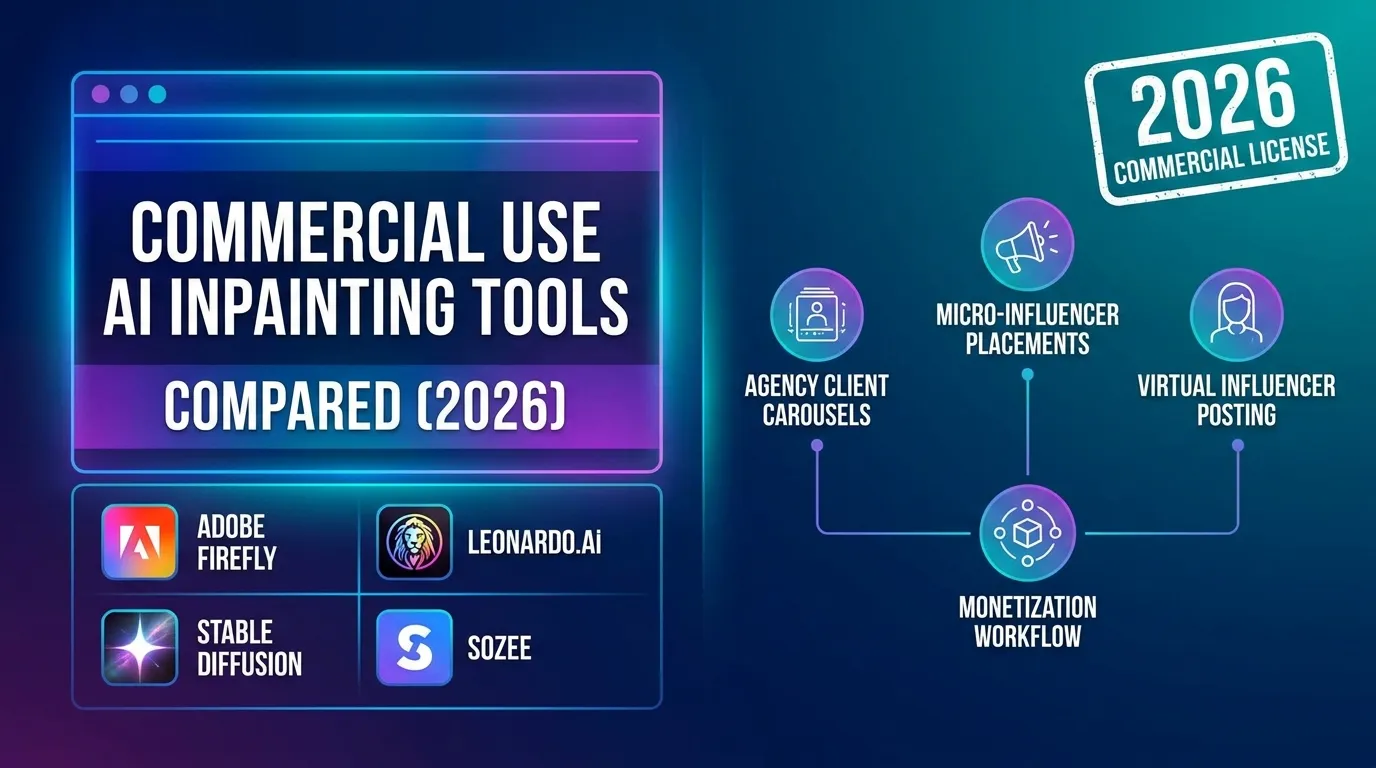 Commercial Use AI Inpainting Tools Compared (2026)
