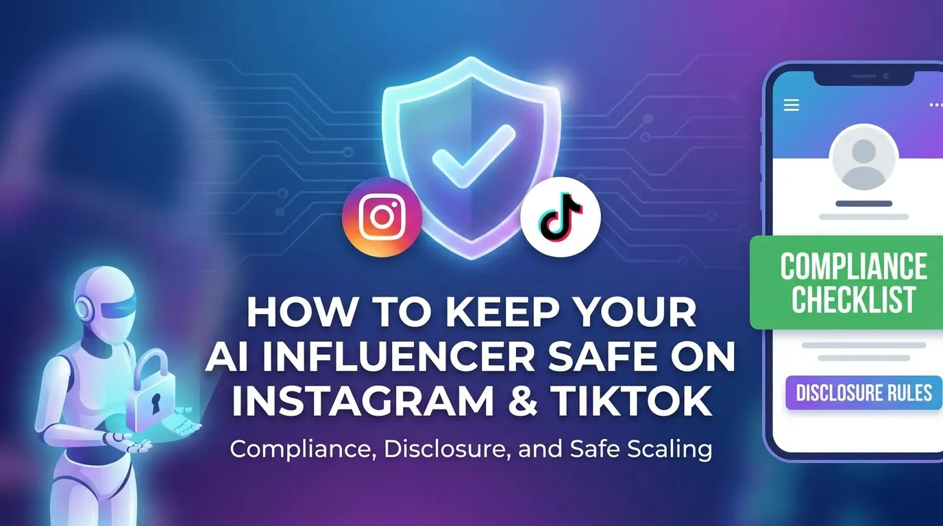 How to Keep Your AI Influencer Safe on Instagram & TikTok
