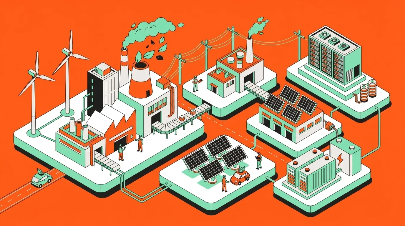 Gestão de energia industrial sem cortes