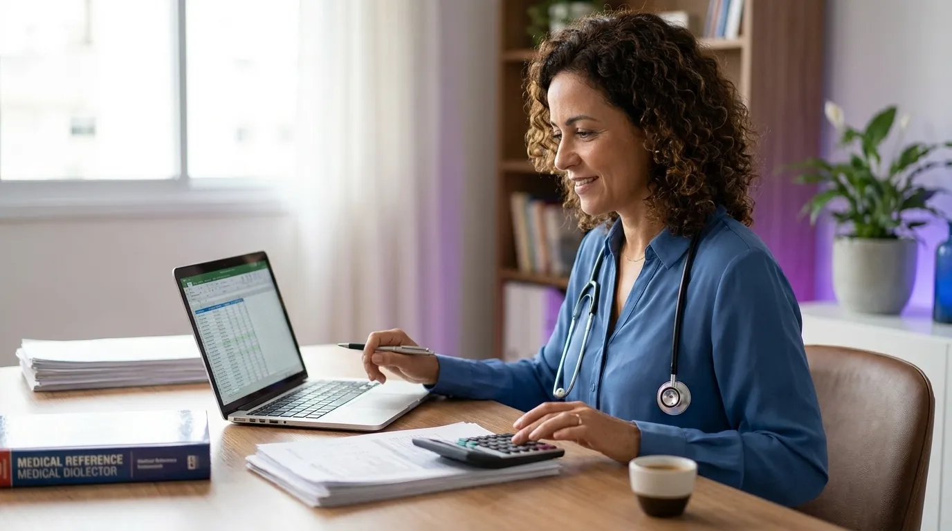 Cálculo de impostos médico no Simples Nacional 2026