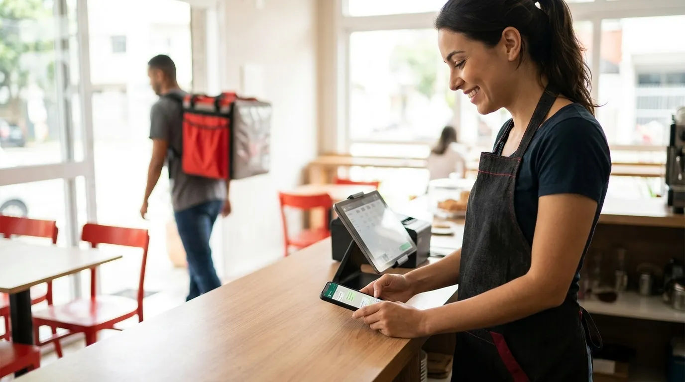 Como funciona a IA em restaurantes de delivery no Brasil