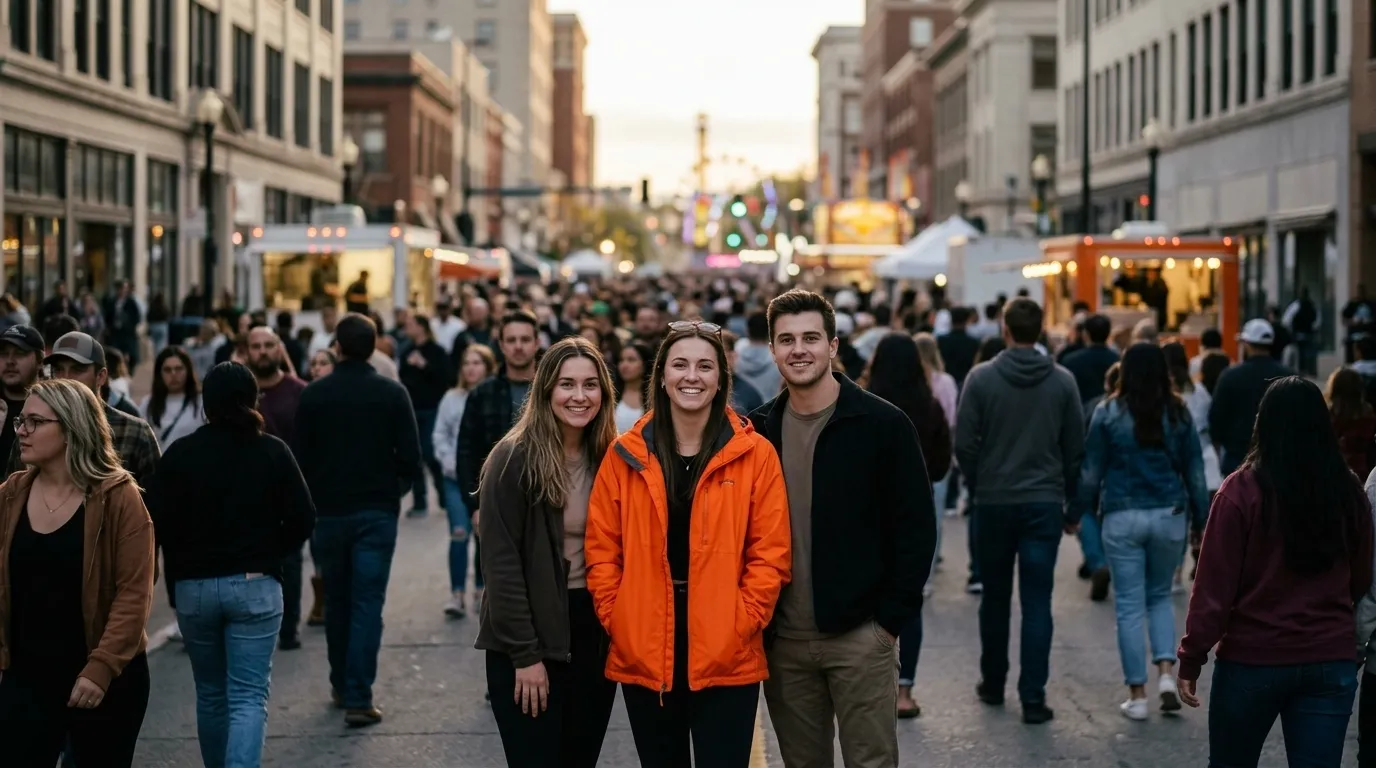 City Festival Crowd Flow Planning on Urban Street Grids