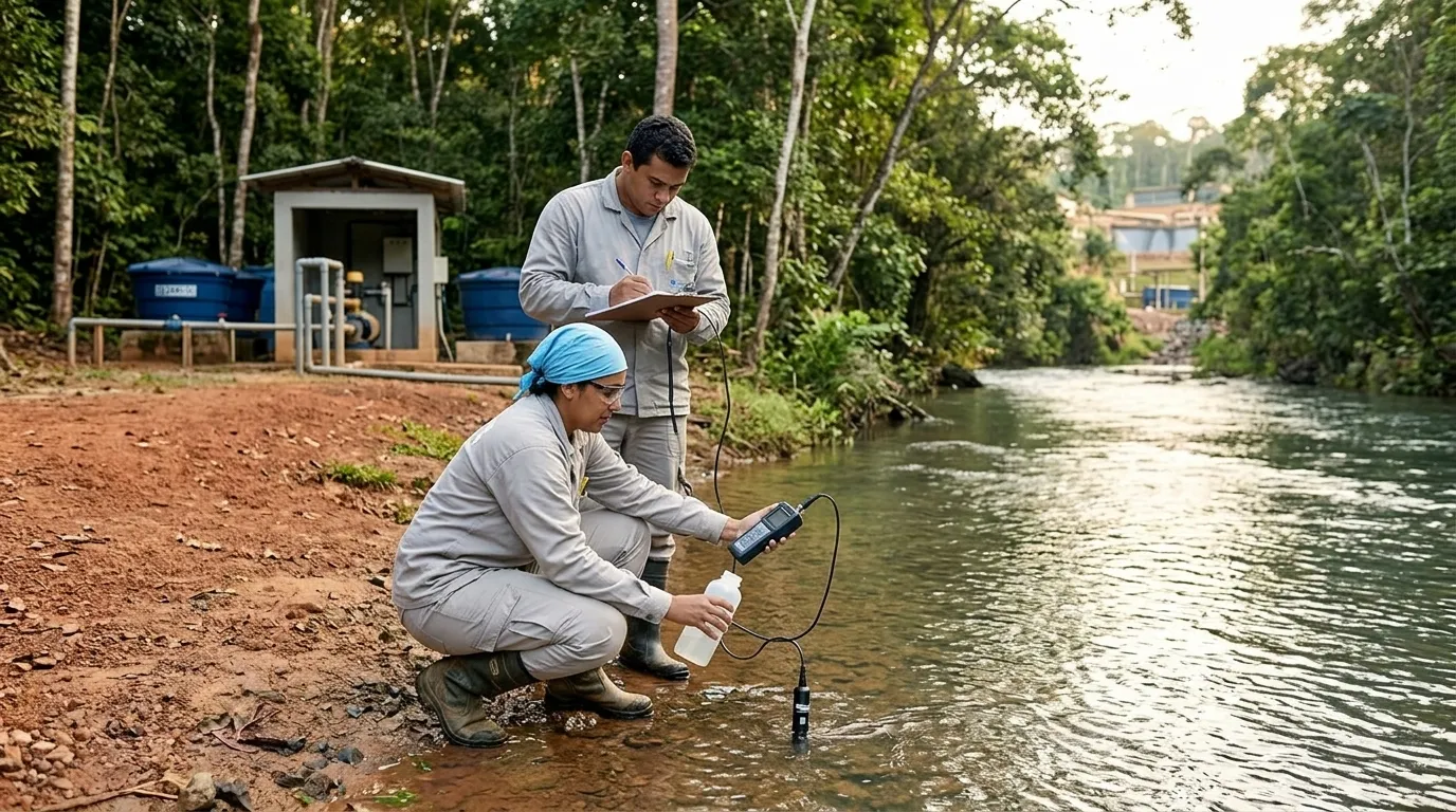 Gestão de recursos hídricos em mineração na Amazônia