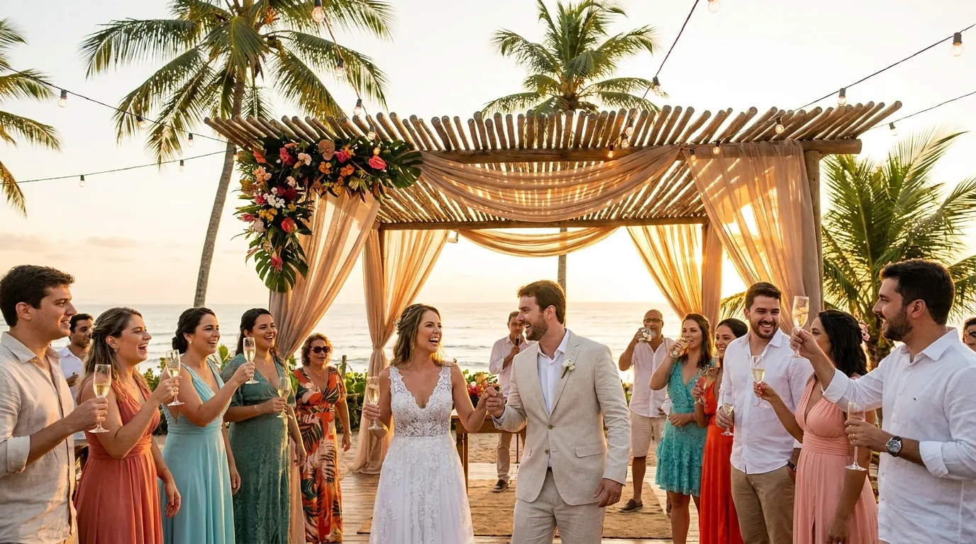 Espaços para destination wedding na Bahia: guia prático 2026