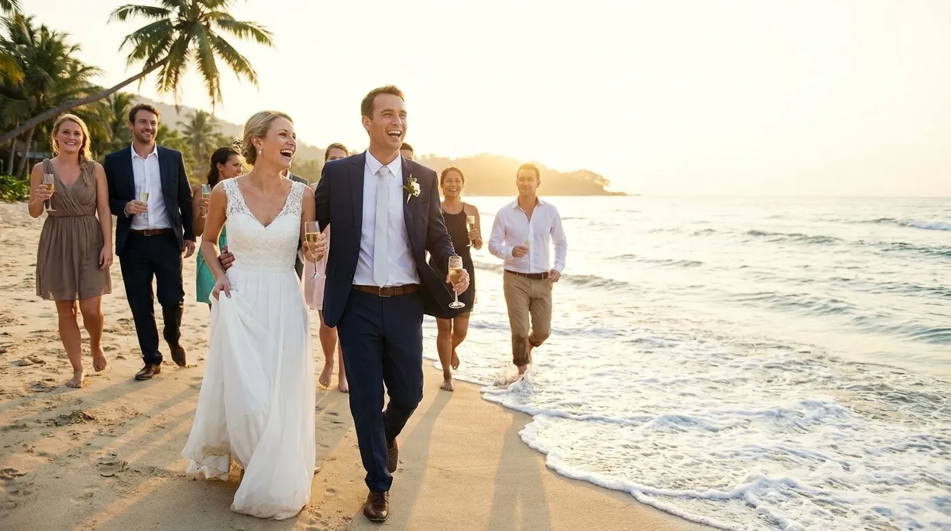 Espaços para destination wedding na praia: guia prático 2026