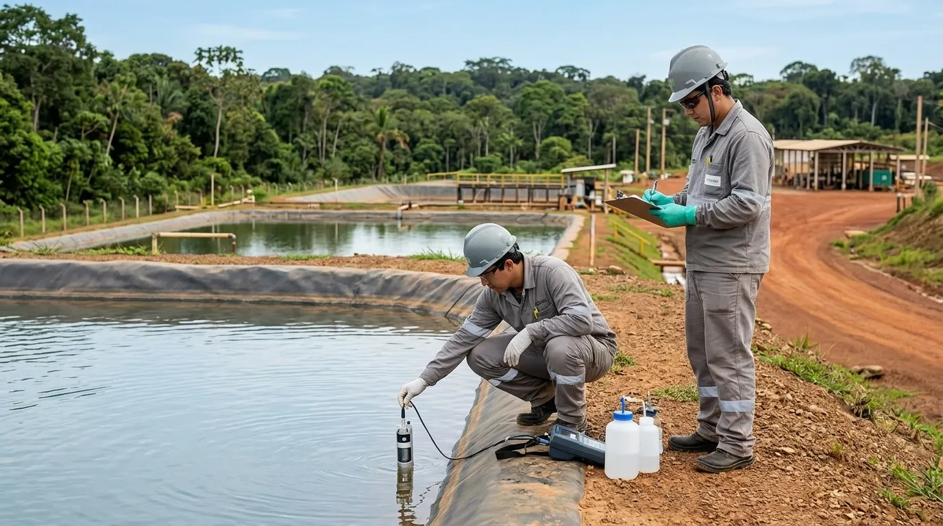 Circuito fechado de recirculação de água na mineração