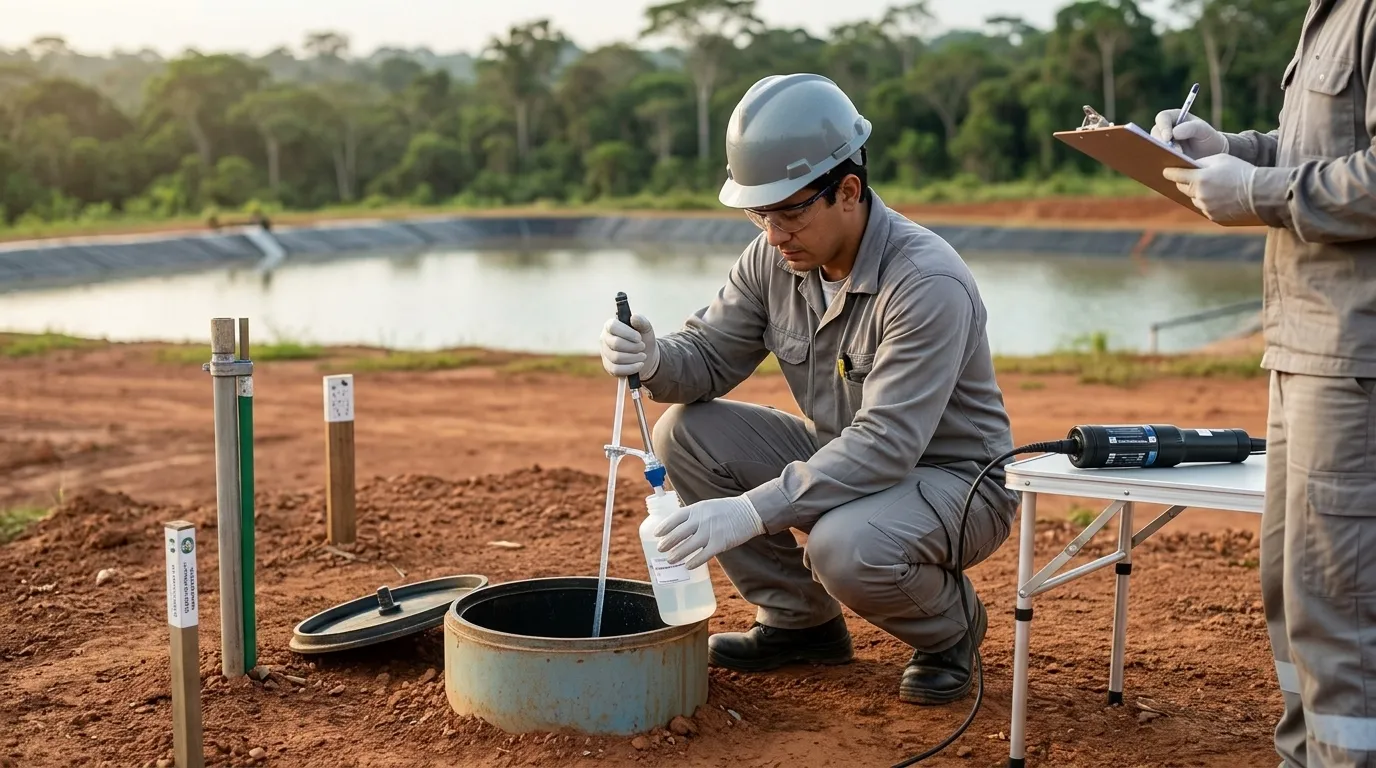 Monitoramento da qualidade da água na mineração