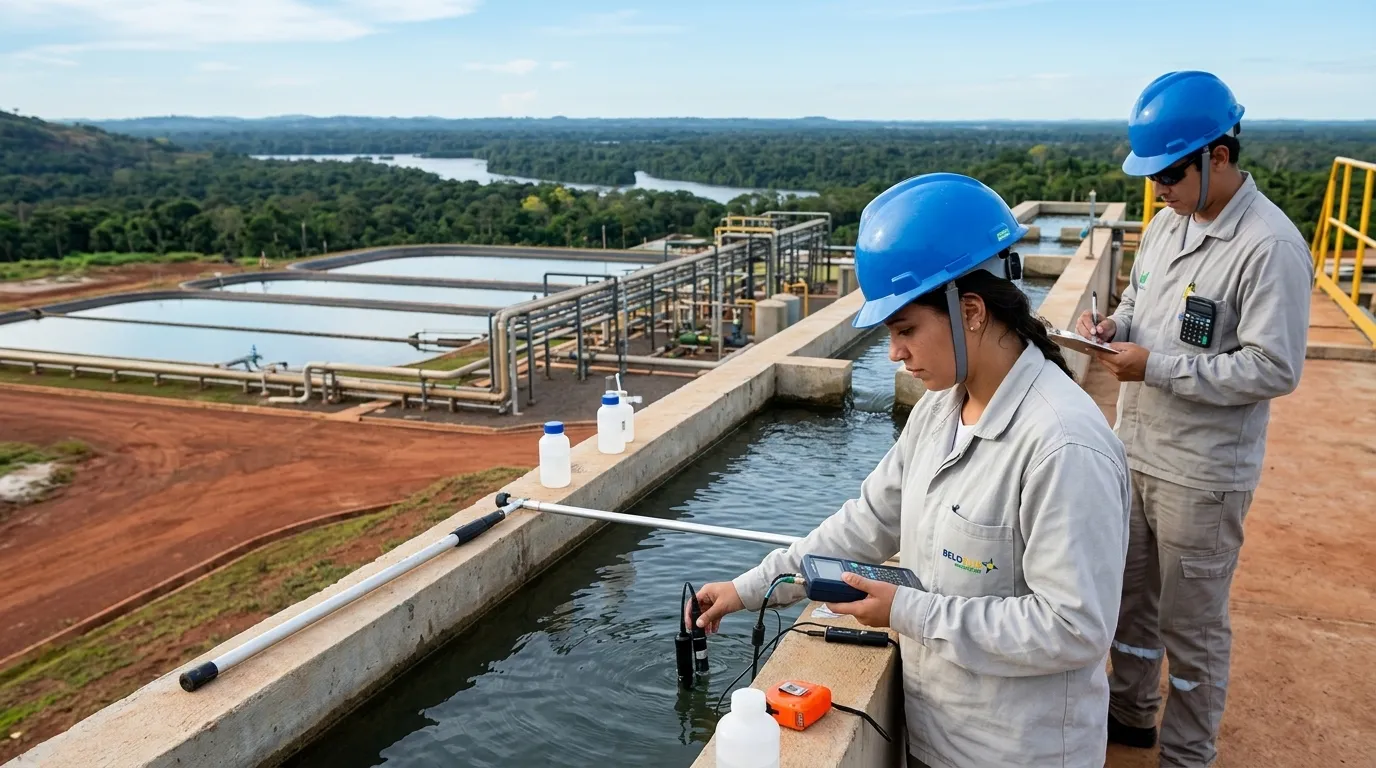Tratamento de efluentes na mineração de ouro