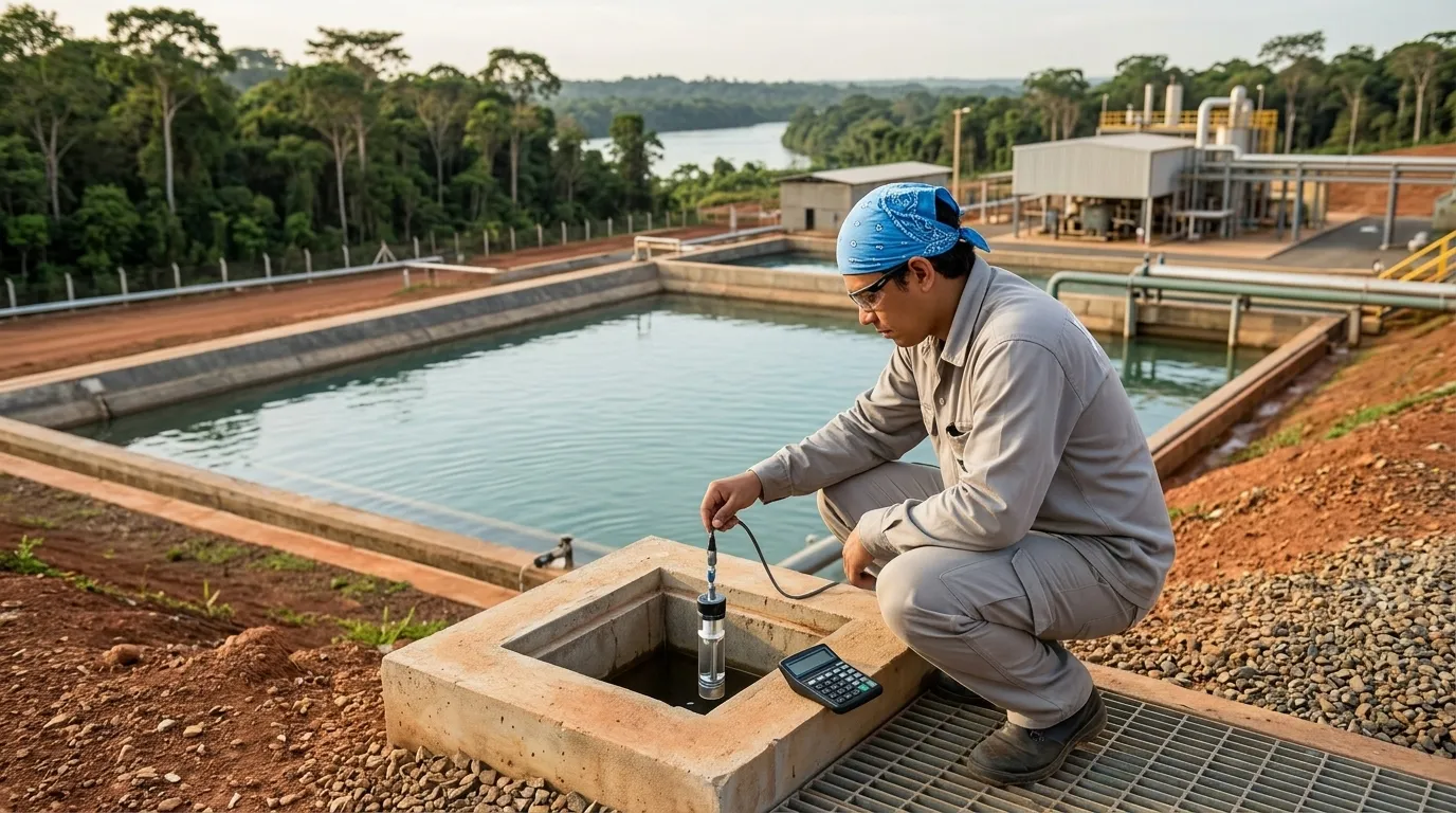Tratamento de efluentes na mineração de ouro