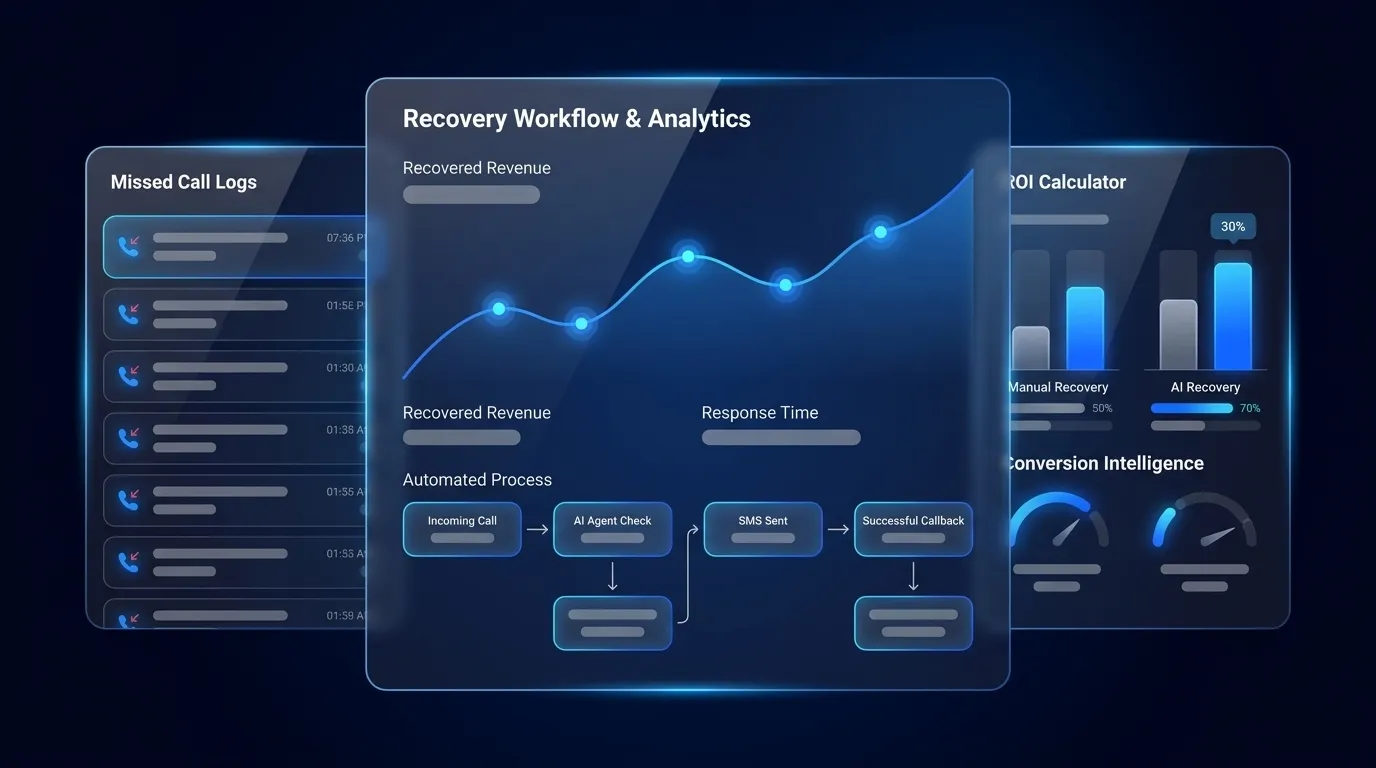 AI Voice Agent Missed Call Recovery | Plura AI